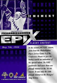 1997-98 Zenith - Epix Purple #E2 John Vanbiesbrouck Back