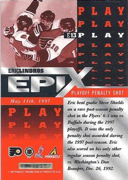 1997-98 Pinnacle - Epix Orange #E13 Eric Lindros Back