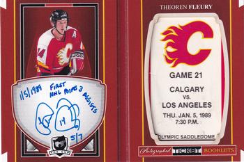 2017-18 Upper Deck The Cup - Autographed Ticket Booklets #TB-TF Theoren Fleury Front
