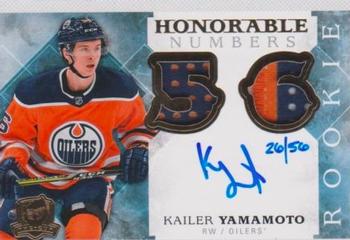 2017-18 Upper Deck The Cup - Honorable Numbers Autographs #HN-KY Kailer Yamamoto Front