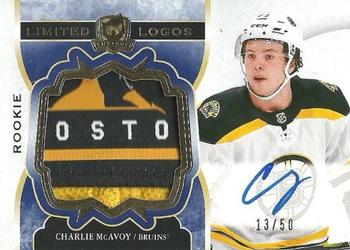 2017-18 Upper Deck The Cup - Limited Logos Autographs #LL-CM Charlie McAvoy Front
