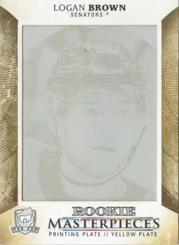 2017-18 Upper Deck The Cup - Rookie Printing Plates SPx Yellow #SPX-26 Logan Brown Front