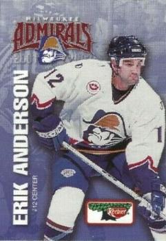 2001-02 Keebler Milwaukee Admirals (AHL) #NNO Erik Anderson Front