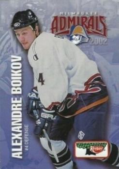 2001-02 Keebler Milwaukee Admirals (AHL) #NNO Alexandre Boikov Front