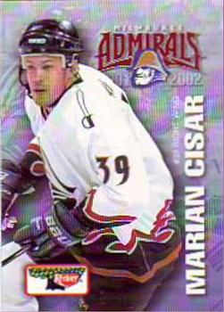 2001-02 Keebler Milwaukee Admirals (AHL) #NNO Marian Cisar Front