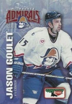 2001-02 Keebler Milwaukee Admirals (AHL) #NNO Jason Goulet Front