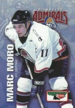 2001-02 Keebler Milwaukee Admirals (AHL) #NNO Marc Moro Front