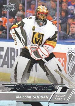 2018-19 Upper Deck Overtime #10 Malcolm Subban Front