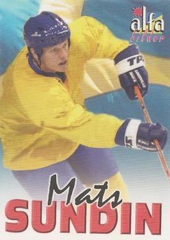 2004-05 Swedish Alfabilder Alfa Stars #13 Mats Sundin Front