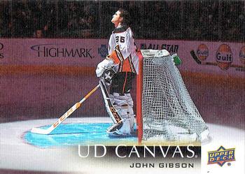 2018-19 Upper Deck - UD Canvas #C1 John Gibson Front