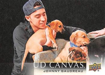 2018-19 Upper Deck - UD Canvas #C11 Johnny Gaudreau Front