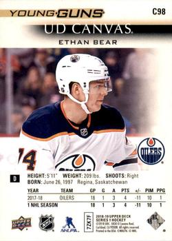 2018-19 Upper Deck - UD Canvas #C98 Ethan Bear Back