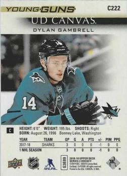 2018-19 Upper Deck - UD Canvas #C222 Dylan Gambrell Back