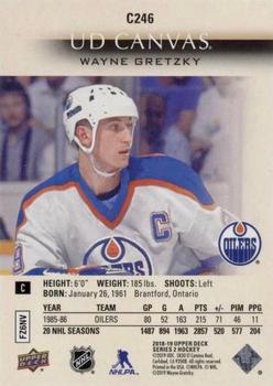 2018-19 Upper Deck - UD Canvas #C246 Wayne Gretzky Back