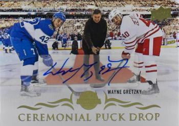 2018-19 Upper Deck - Ceremonial Puck Drop Autographs #CPD-6 Wayne Gretzky Front