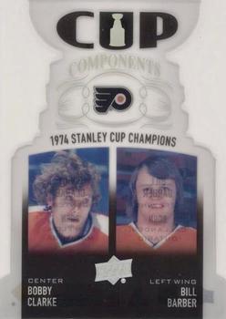 2018-19 Upper Deck - Cup Components #CCP-BB Bobby Clarke / Bill Barber Front