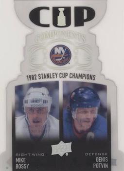 2018-19 Upper Deck - Cup Components #CCP-BP Mike Bossy / Denis Potvin Front