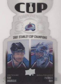 2018-19 Upper Deck - Cup Components #CCP-BR Ray Bourque / Patrick Roy Front