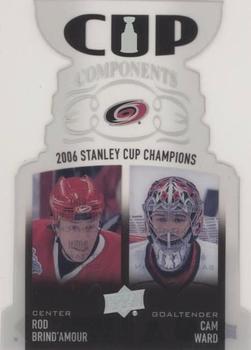 2018-19 Upper Deck - Cup Components #CCP-BW Rod Brind'Amour / Cam Ward Back