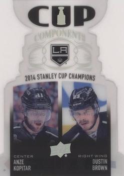 2018-19 Upper Deck - Cup Components #CCP-KB Anze Kopitar / Dustin Brown Front