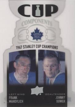 2018-19 Upper Deck - Cup Components #CCP-MB Frank Mahovlich / Johnny Bower Front