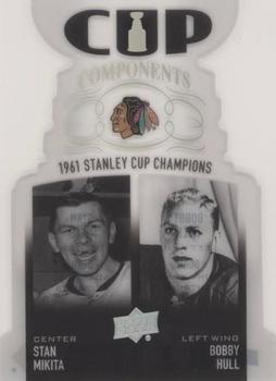 2018-19 Upper Deck - Cup Components #CCP-MH Stan Mikita / Bobby Hull Front