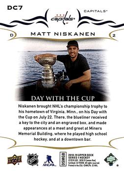 2018-19 Upper Deck - Day with the Cup #DC7 Matt Niskanen Back