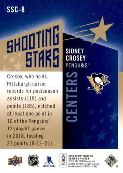 2018-19 Upper Deck - Shooting Stars Centers #SSC-8 Sidney Crosby Back