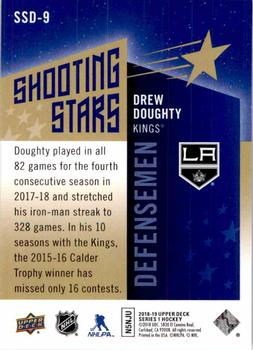 2018-19 Upper Deck - Shooting Stars Defensemen #SSD-9 Drew Doughty Back