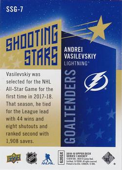 2018-19 Upper Deck - Shooting Stars Goaltenders #SSG-7 Andrei Vasilevskiy Back