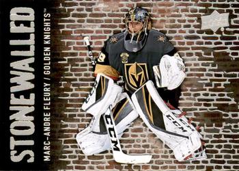 2018-19 Upper Deck - Stonewalled #SW-40 Marc-Andre Fleury Front