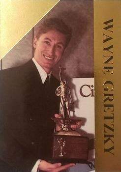1992-93 Krown International Wayne Gretzky Promo - Gold #NNO Wayne Gretzky Front