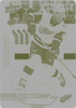 2018-19 Upper Deck Compendium - Printing Plates Yellow #141 Trevor Daley Front