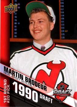 2013 Upper Deck NHL Draft #D-1 Martin Brodeur Front