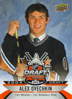2014 Upper Deck NHL Draft #D-4 Alex Ovechkin Front