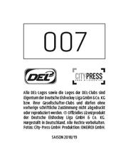 2018-19 Playercards Stickers (DEL) #007 Brady Lamb Back