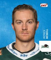 2018-19 Playercards Stickers (DEL) #010 Patrick McNeill Front