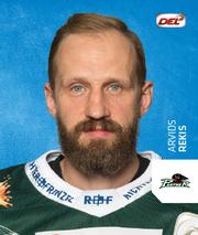 2018-19 Playercards Stickers (DEL) #013 Arvid Rekis Front