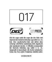 2018-19 Playercards Stickers (DEL) #017 Drew Leblanc Back