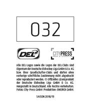 2018-19 Playercards Stickers (DEL) #032 Mark Cundari Back