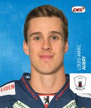 2018-19 Playercards Stickers (DEL) #046 Louis-Marc Aubry Front