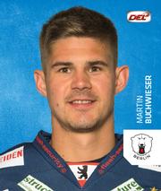 2018-19 Playercards Stickers (DEL) #047 Martin Buchwieser Front