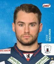 2018-19 Playercards Stickers (DEL) #048 Sean Backman Front