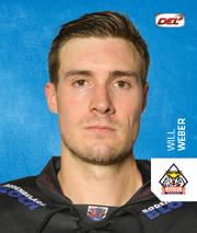 2018-19 Playercards Stickers (DEL) #063 Will Weber Front