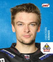 2018-19 Playercards Stickers (DEL) #77 Christoph Korner Front