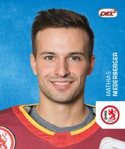 2018-19 Playercards Stickers (DEL) #80 Mathias Niederberger Front