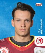 2018-19 Playercards Stickers (DEL) #090 Leon Niederberger Front