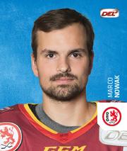 2018-19 Playercards Stickers (DEL) #097 Marco Nowak Front