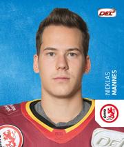 2018-19 Playercards Stickers (DEL) #99 Nicklas Mannes Front