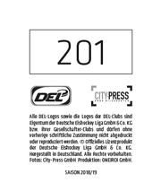 2018-19 Playercards Stickers (DEL) #201 Adrian Grygiel Back